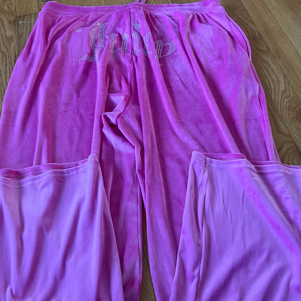 Women's Pink Velour Lounge pajama Pants